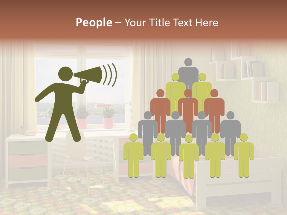 Color Combination For Bedroom Paint PowerPoint Template