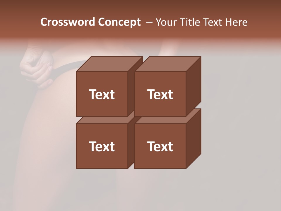 Waist Lady Hips PowerPoint Template