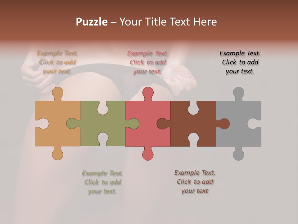 Waist Lady Hips PowerPoint Template