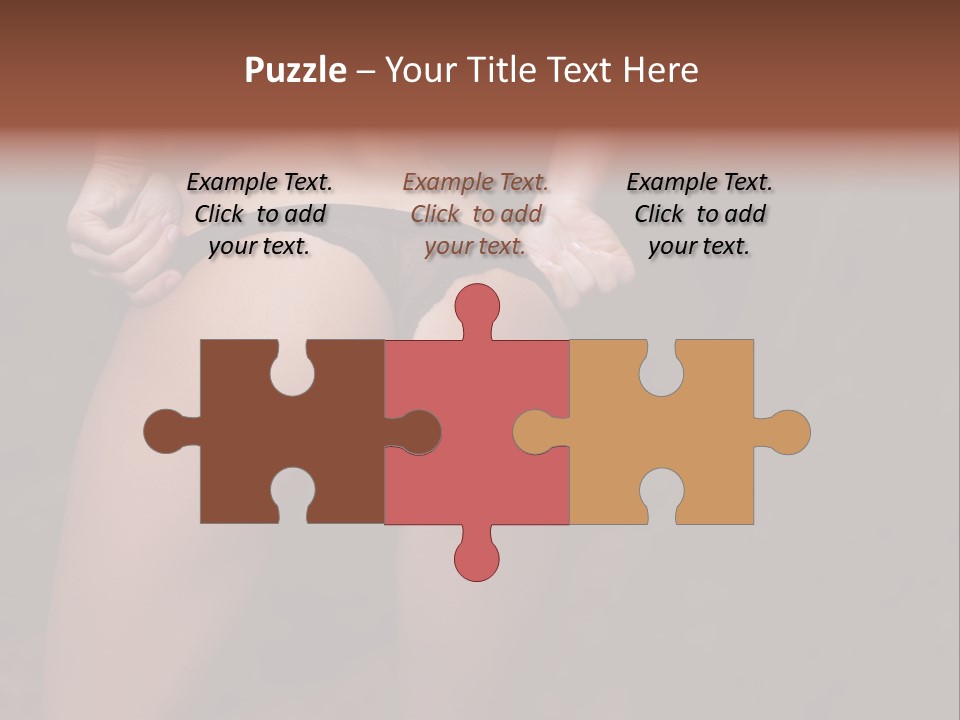 Waist Lady Hips PowerPoint Template