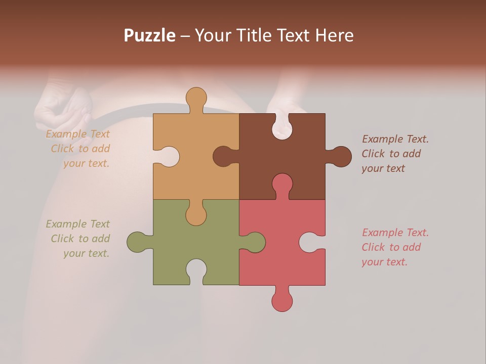 Waist Lady Hips PowerPoint Template