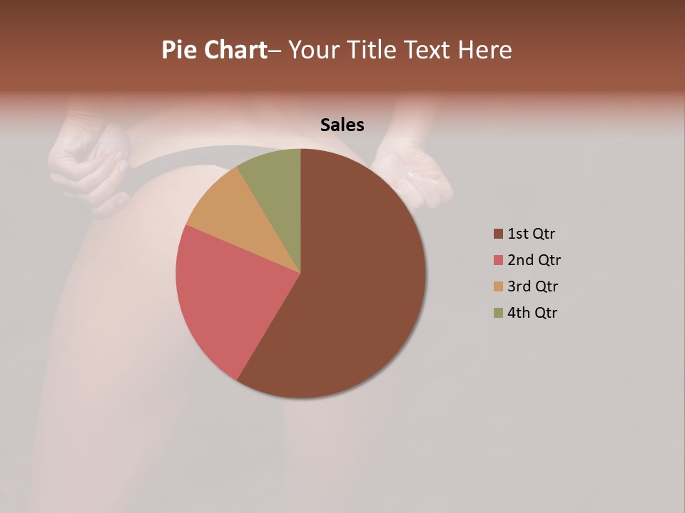 Waist Lady Hips PowerPoint Template