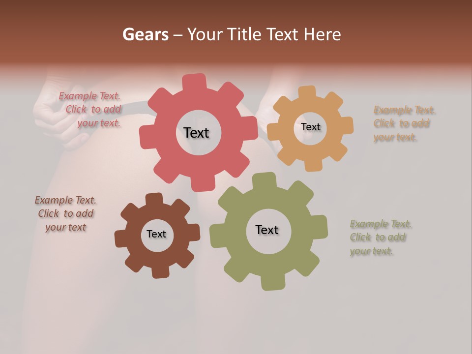 Waist Lady Hips PowerPoint Template