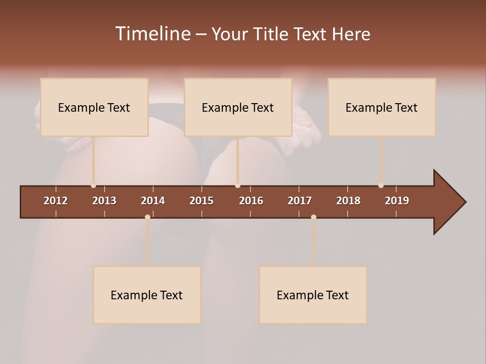 Waist Lady Hips PowerPoint Template