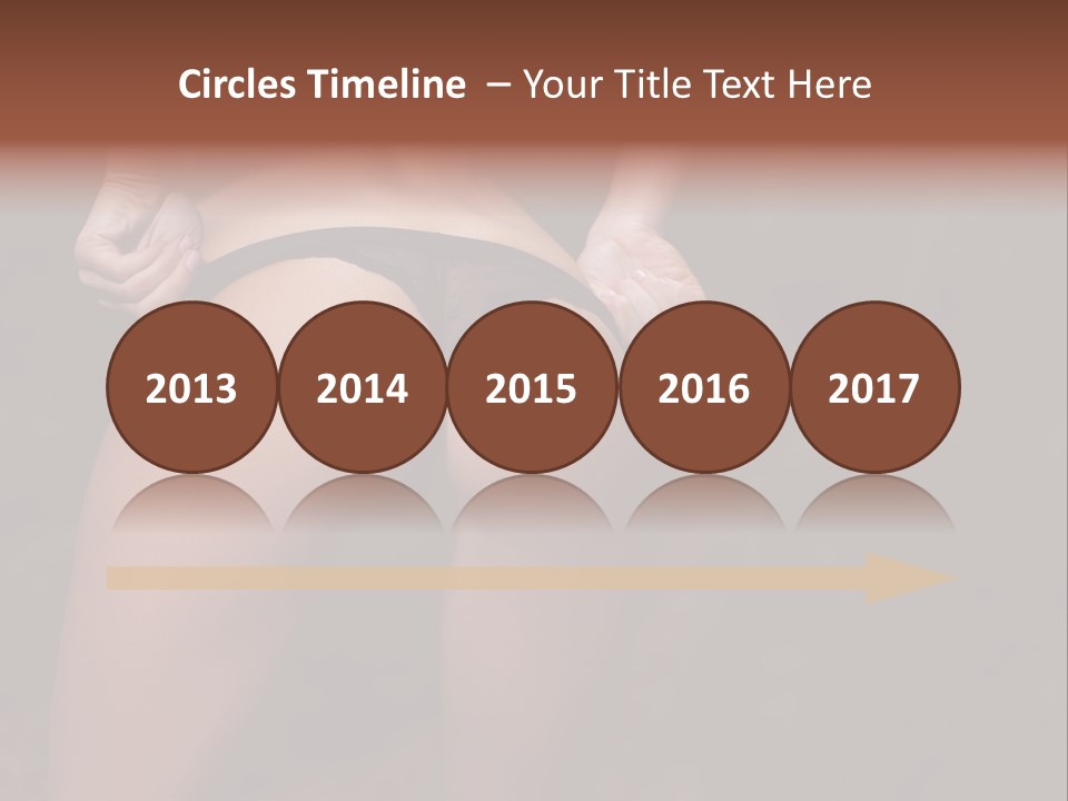 Waist Lady Hips PowerPoint Template