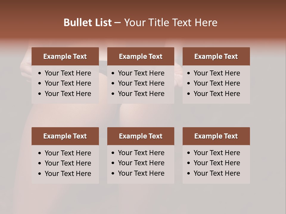 Waist Lady Hips PowerPoint Template