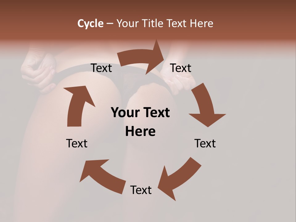 Waist Lady Hips PowerPoint Template