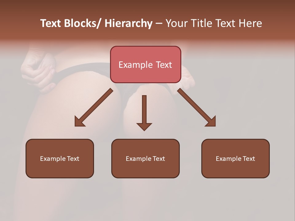 Waist Lady Hips PowerPoint Template