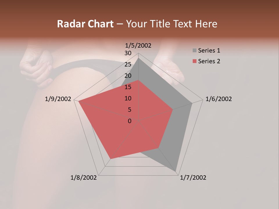 Waist Lady Hips PowerPoint Template