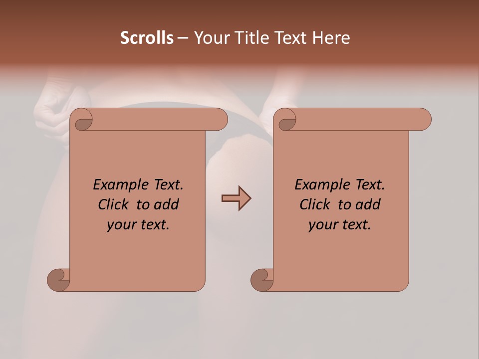 Waist Lady Hips PowerPoint Template