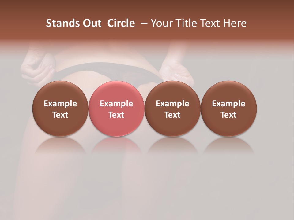 Waist Lady Hips PowerPoint Template