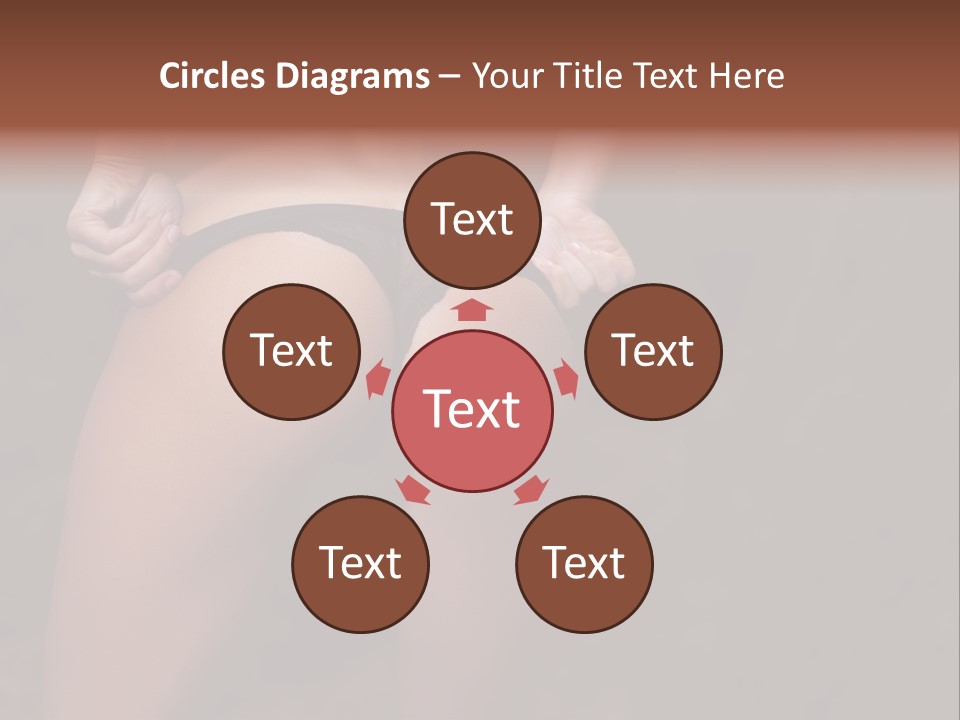 Waist Lady Hips PowerPoint Template