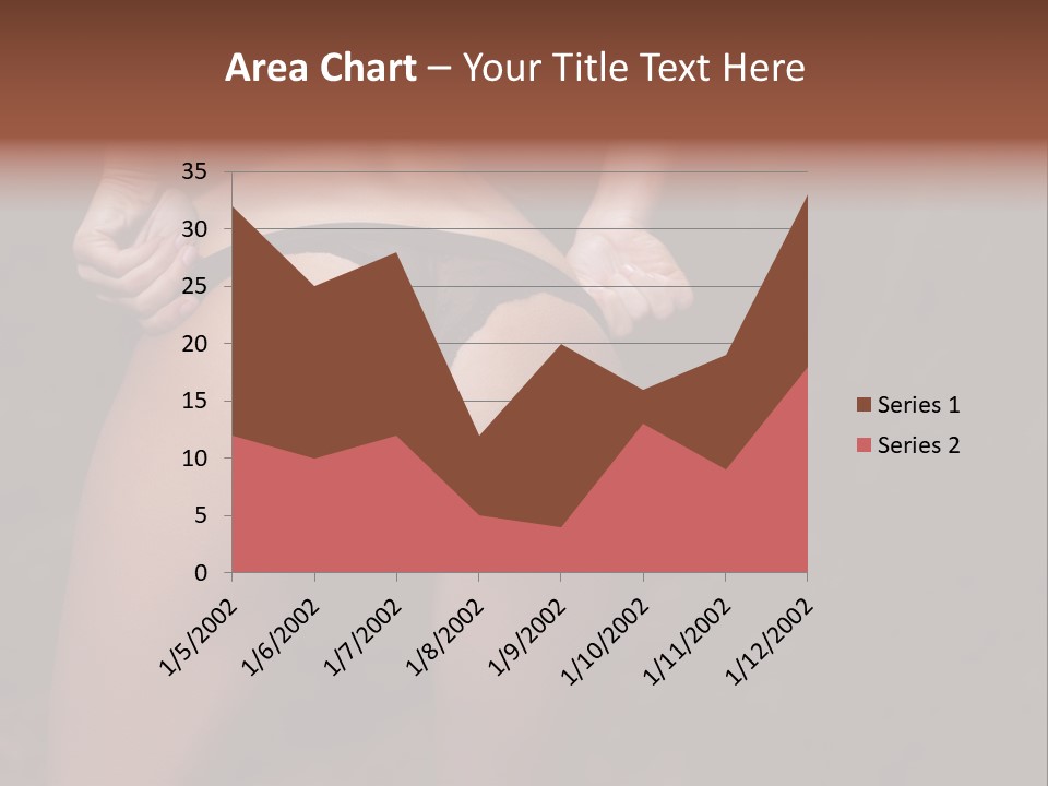 Waist Lady Hips PowerPoint Template
