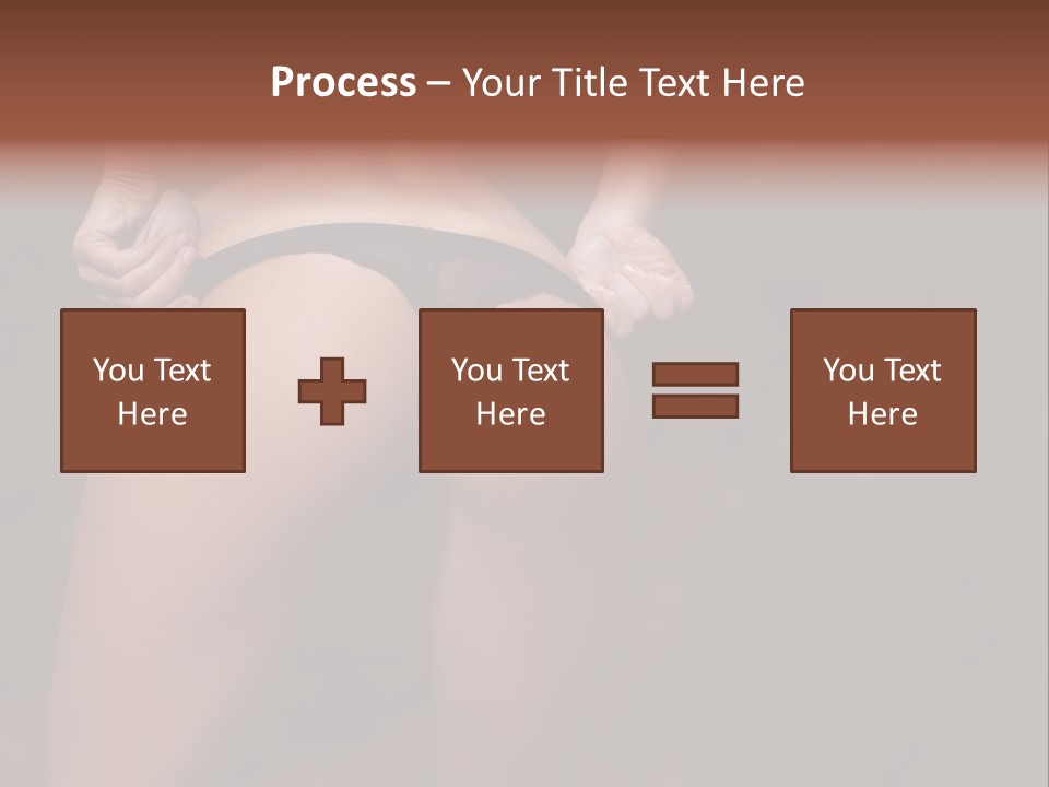 Waist Lady Hips PowerPoint Template