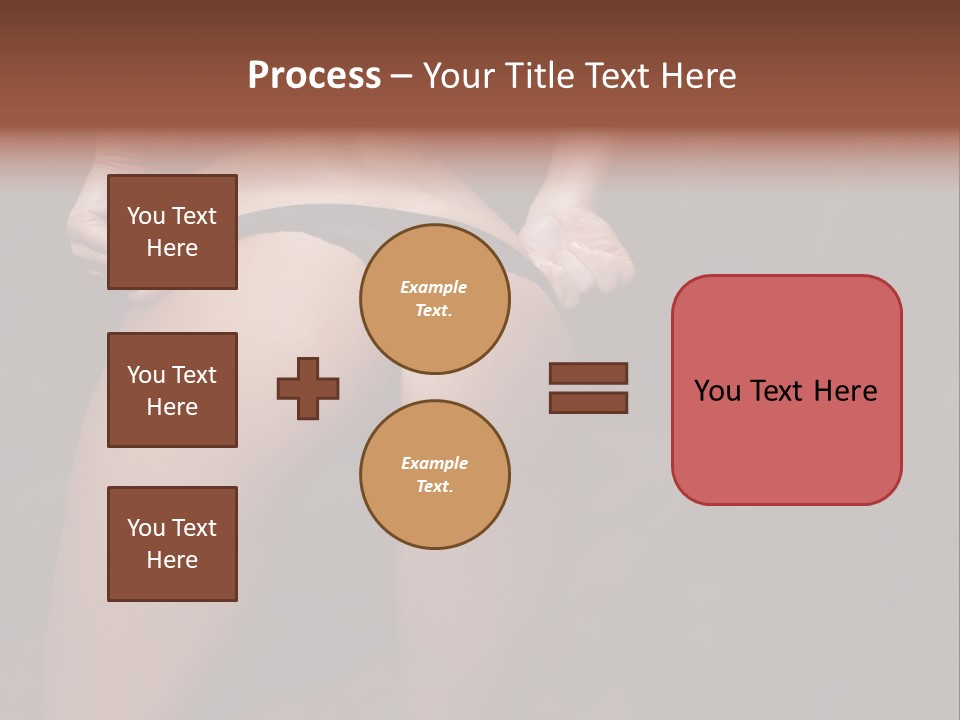 Waist Lady Hips PowerPoint Template