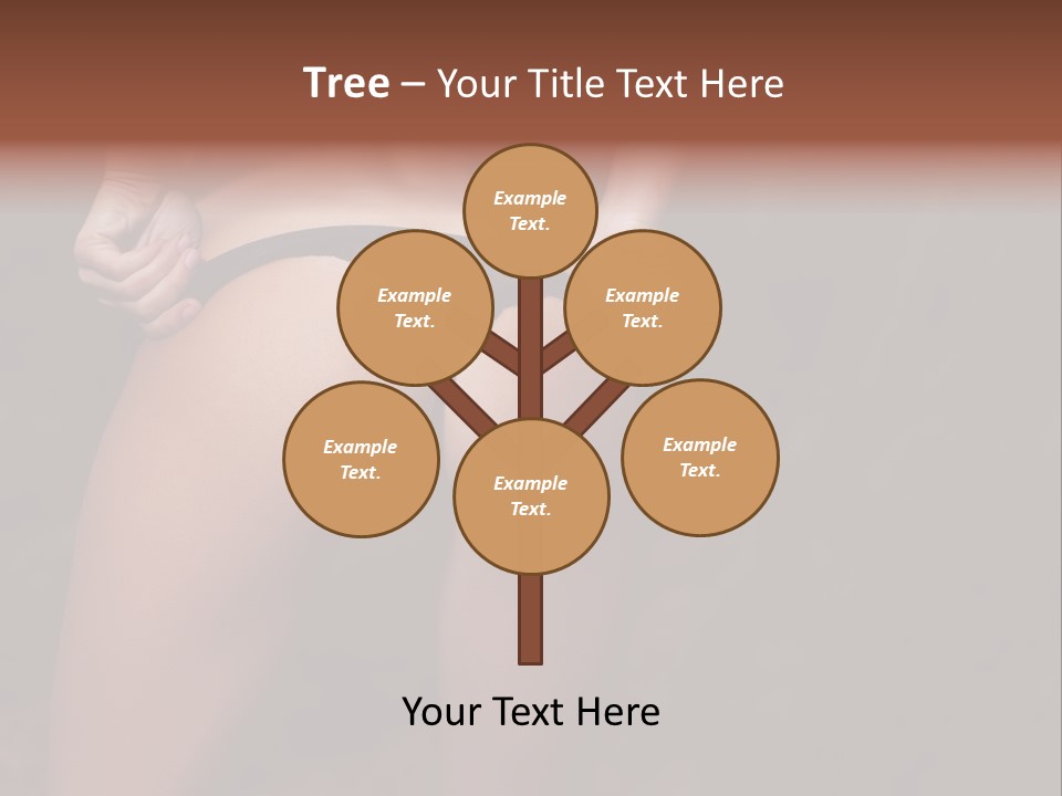 Waist Lady Hips PowerPoint Template