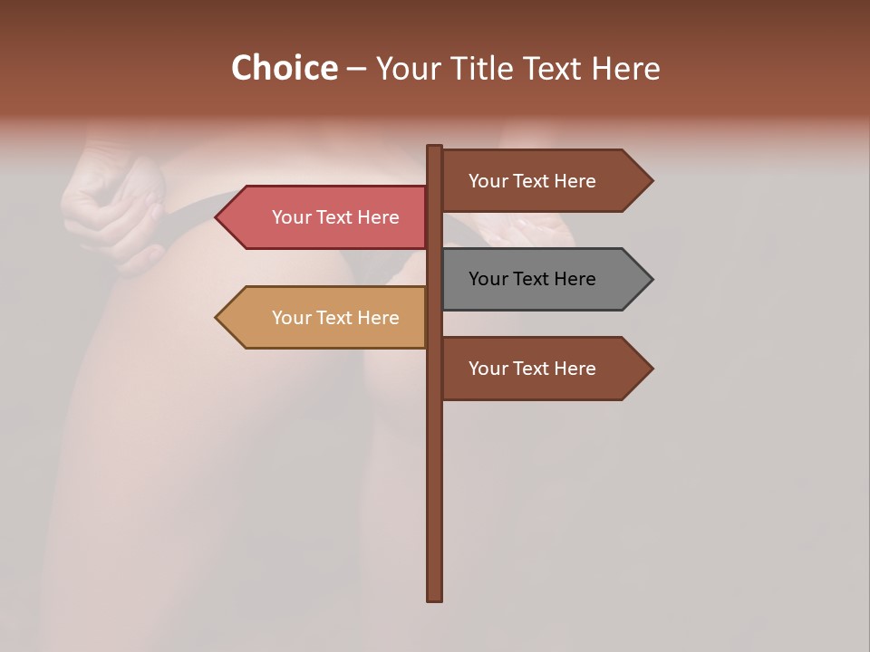 Waist Lady Hips PowerPoint Template