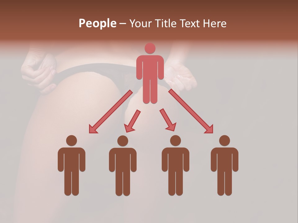 Waist Lady Hips PowerPoint Template