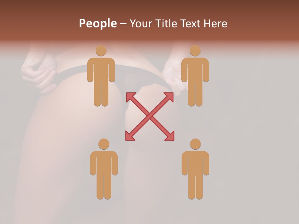 Waist Lady Hips PowerPoint Template