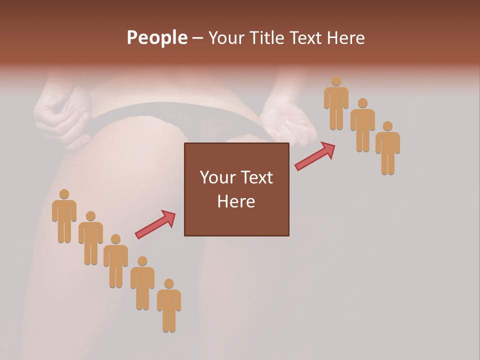 Waist Lady Hips PowerPoint Template