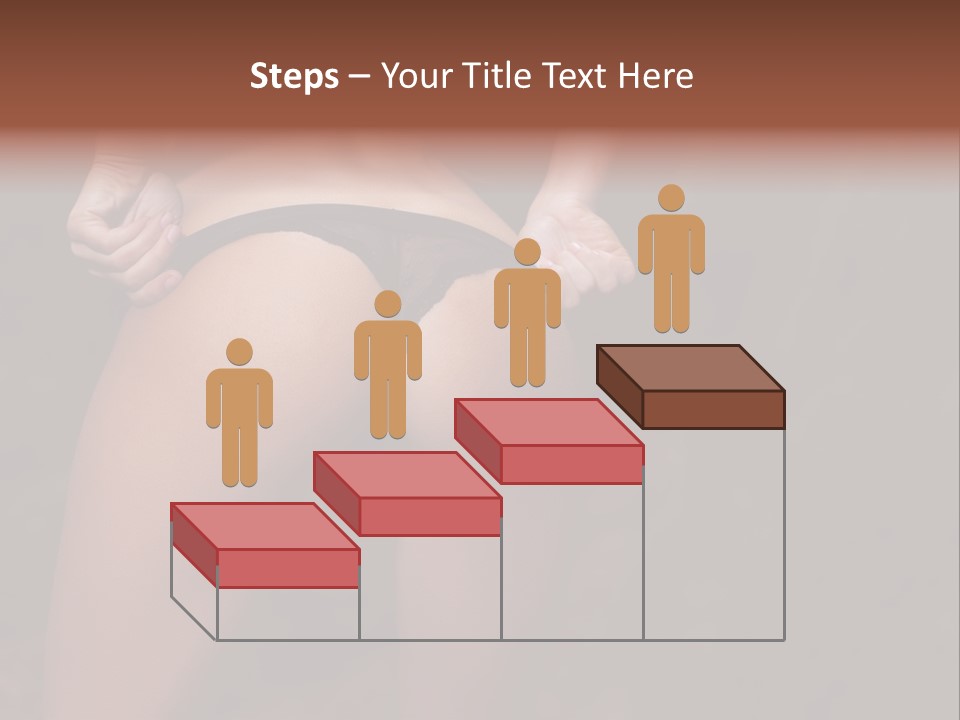 Waist Lady Hips PowerPoint Template