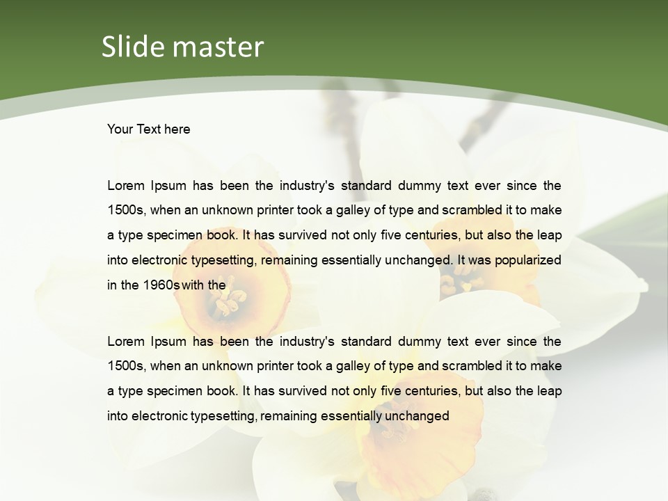 Season Branch Easter PowerPoint Template