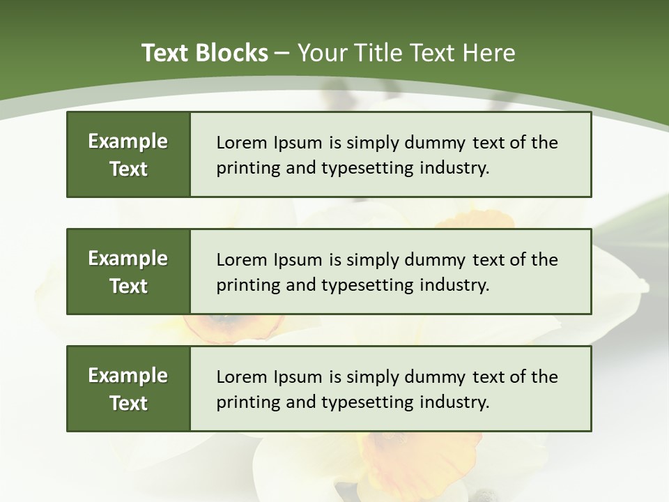Season Branch Easter PowerPoint Template
