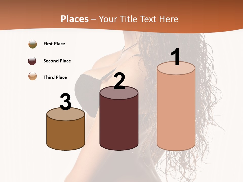 Sensual Makeup Underwear PowerPoint Template