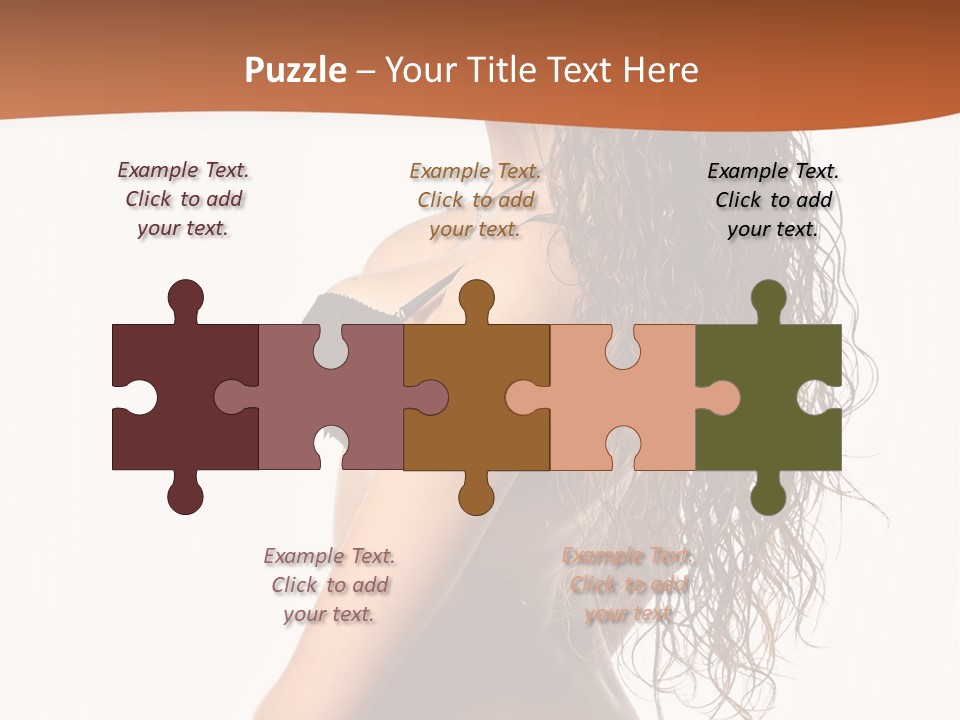 Sensual Makeup Underwear PowerPoint Template