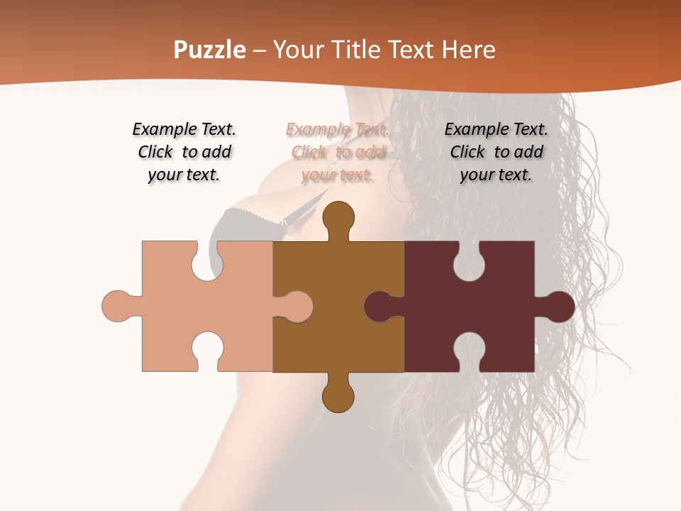 Sensual Makeup Underwear PowerPoint Template