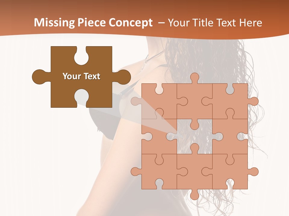 Sensual Makeup Underwear PowerPoint Template