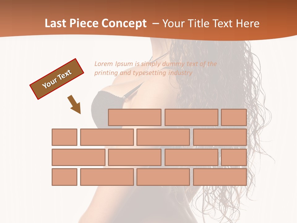 Sensual Makeup Underwear PowerPoint Template