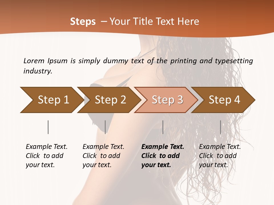 Sensual Makeup Underwear PowerPoint Template