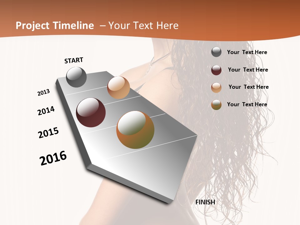 Sensual Makeup Underwear PowerPoint Template