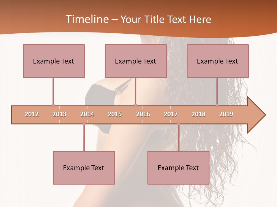 Sensual Makeup Underwear PowerPoint Template