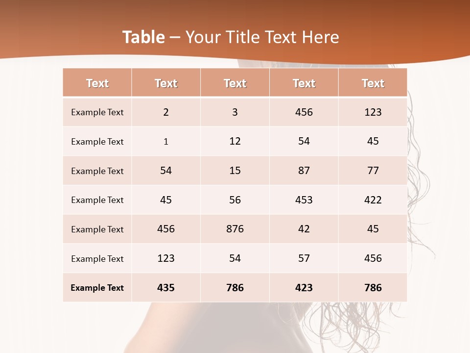 Sensual Makeup Underwear PowerPoint Template