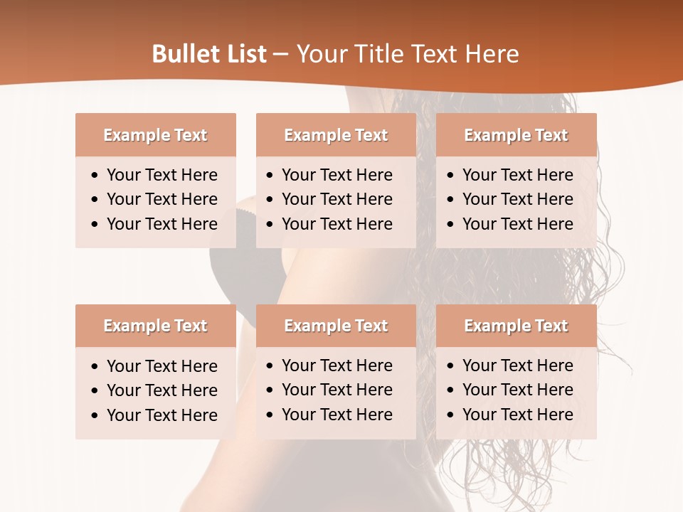 Sensual Makeup Underwear PowerPoint Template