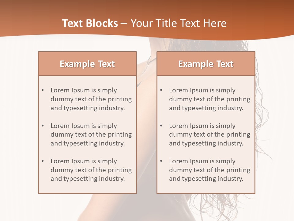 Sensual Makeup Underwear PowerPoint Template