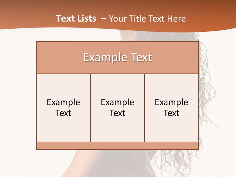 Sensual Makeup Underwear PowerPoint Template