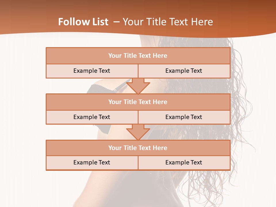 Sensual Makeup Underwear PowerPoint Template