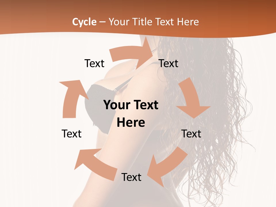 Sensual Makeup Underwear PowerPoint Template