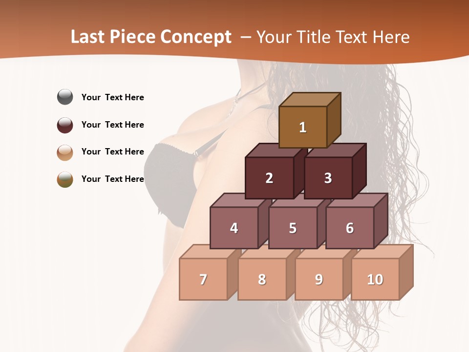 Sensual Makeup Underwear PowerPoint Template