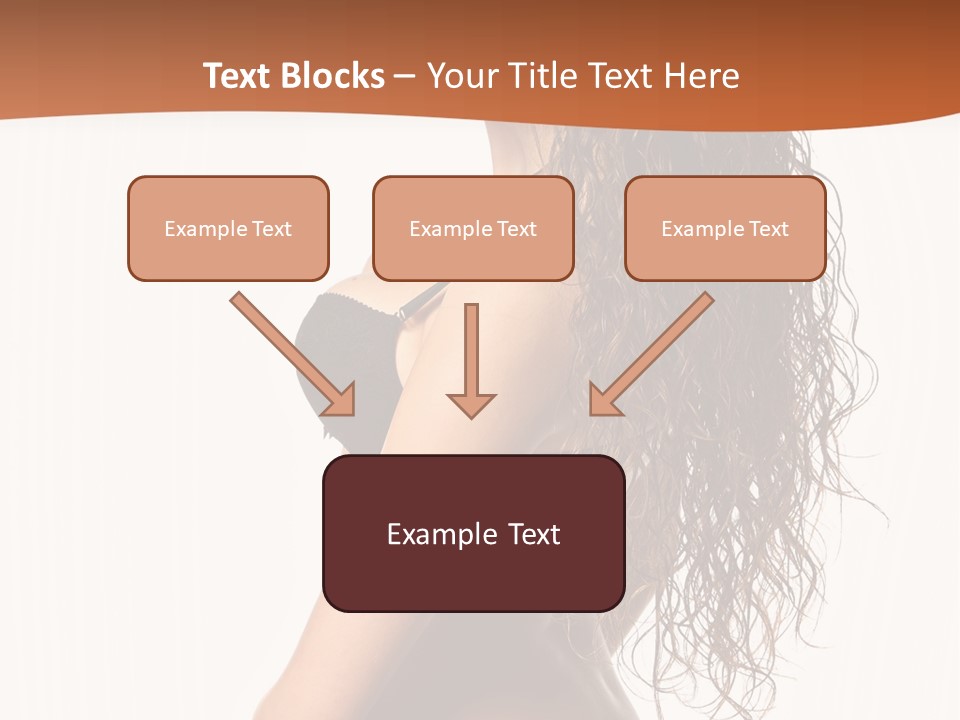 Sensual Makeup Underwear PowerPoint Template