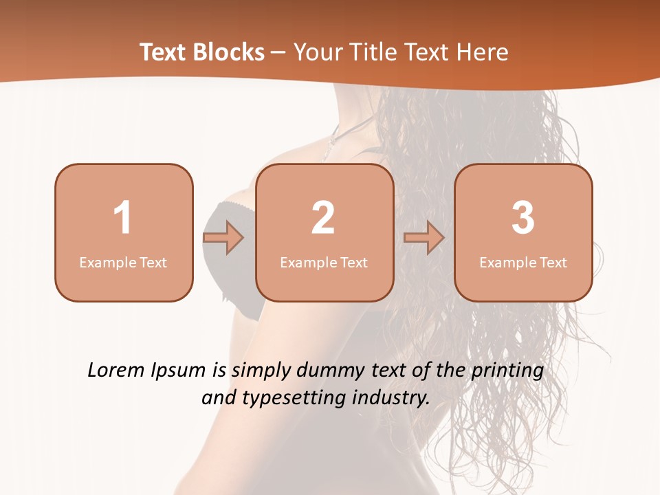 Sensual Makeup Underwear PowerPoint Template