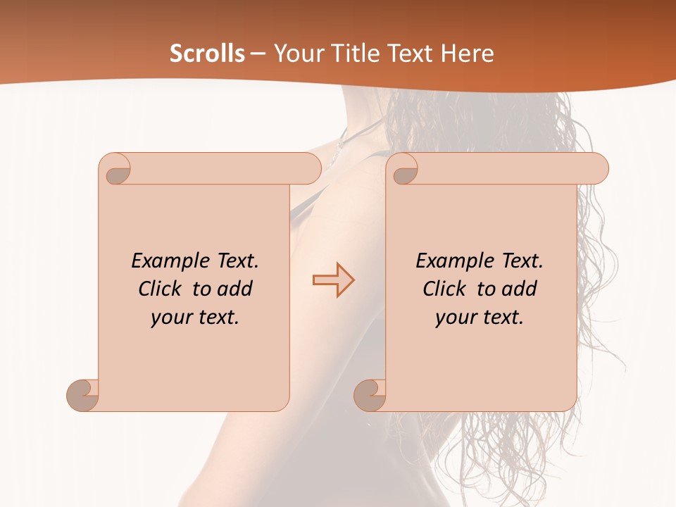 Sensual Makeup Underwear PowerPoint Template