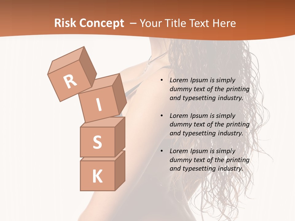 Sensual Makeup Underwear PowerPoint Template