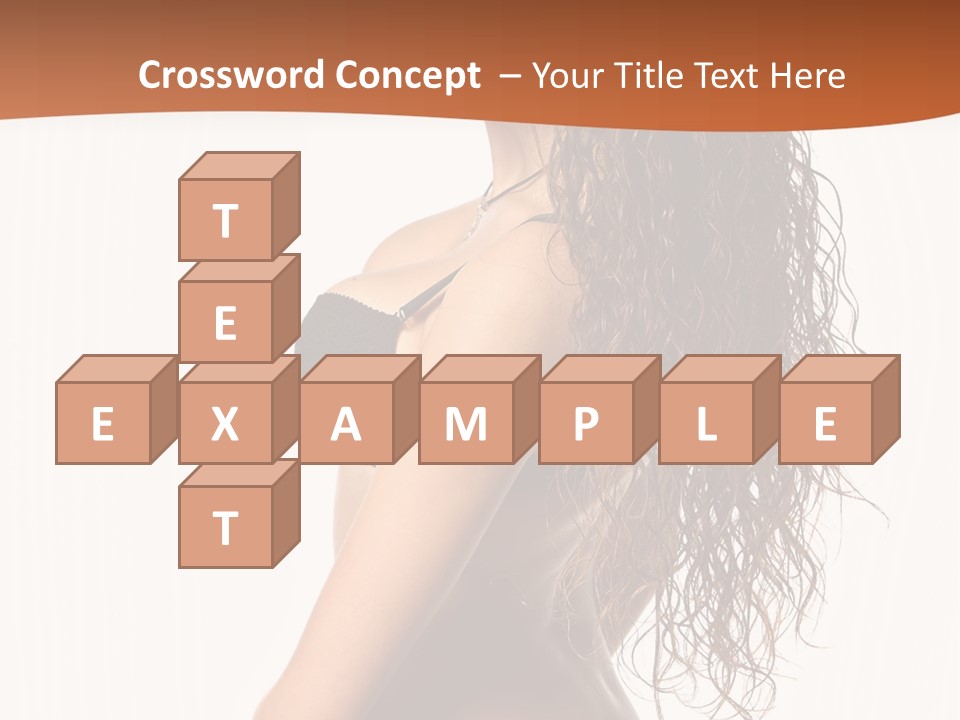 Sensual Makeup Underwear PowerPoint Template