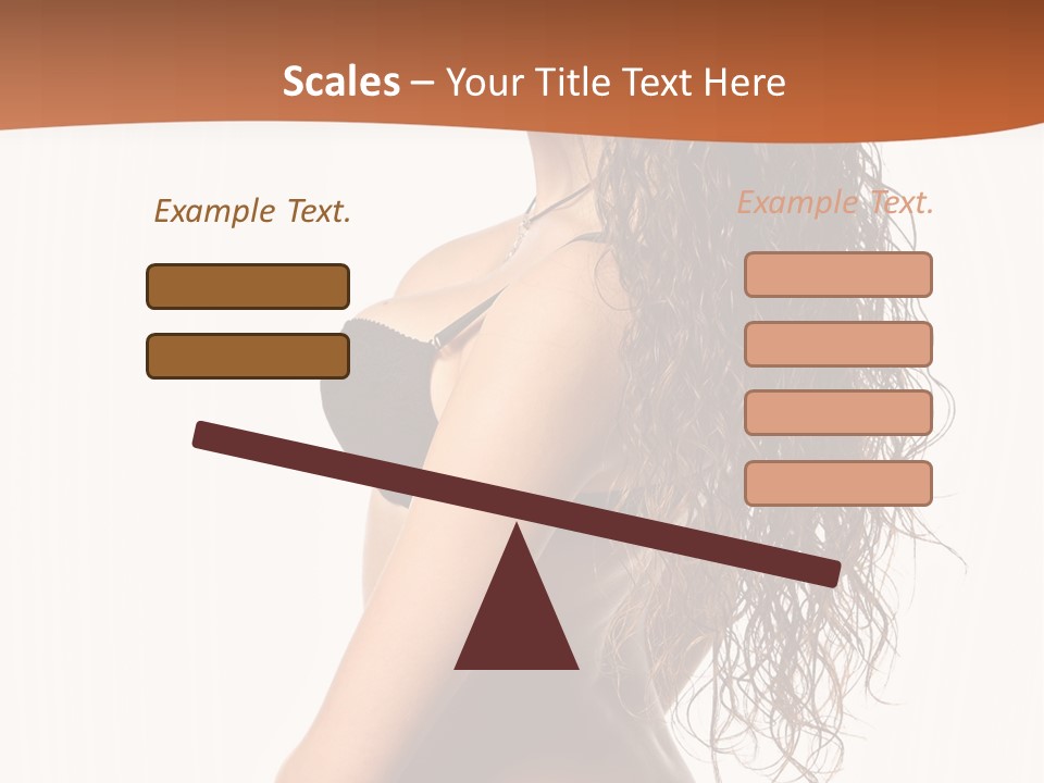Sensual Makeup Underwear PowerPoint Template
