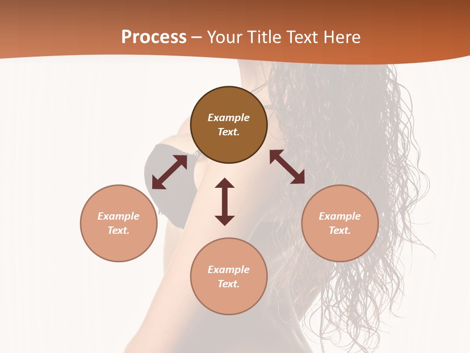 Sensual Makeup Underwear PowerPoint Template