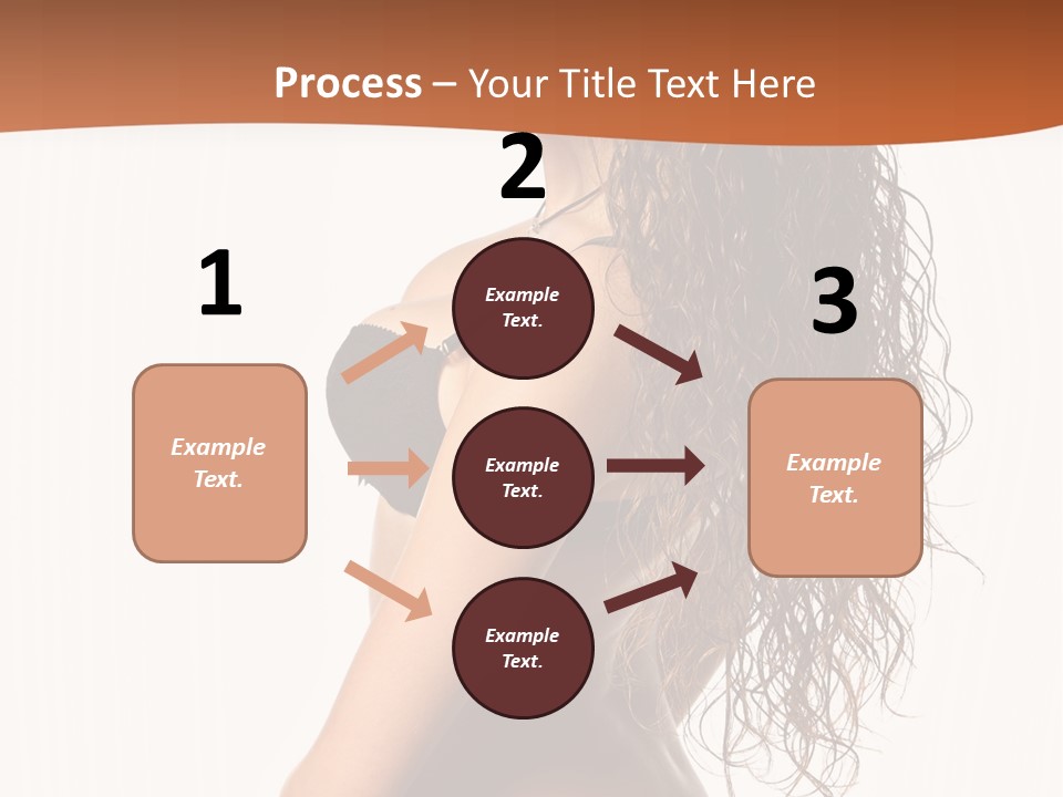 Sensual Makeup Underwear PowerPoint Template